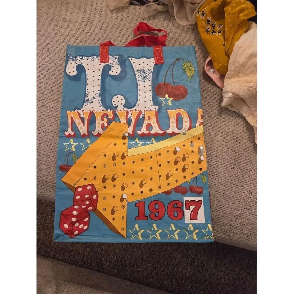 Trader-joe-s Blue and Yellow Soft-furnishings-textiles